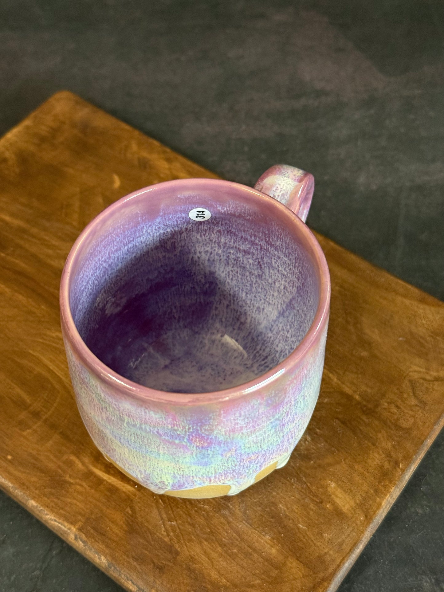 Tasse in "Lila Regenbogen" mit iriserenden Effekt,350ml, #314