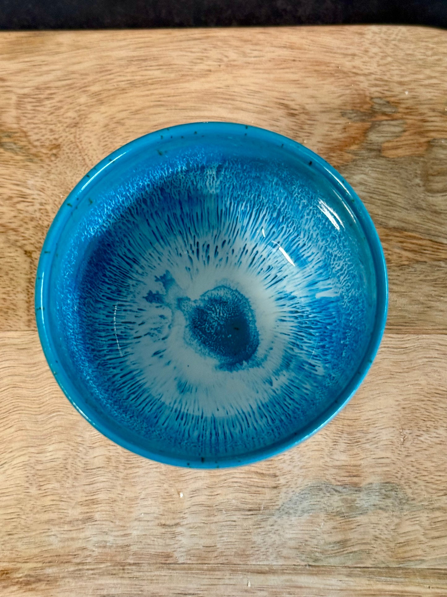 Baristabecher in "Waves“ Petrol, 250ml