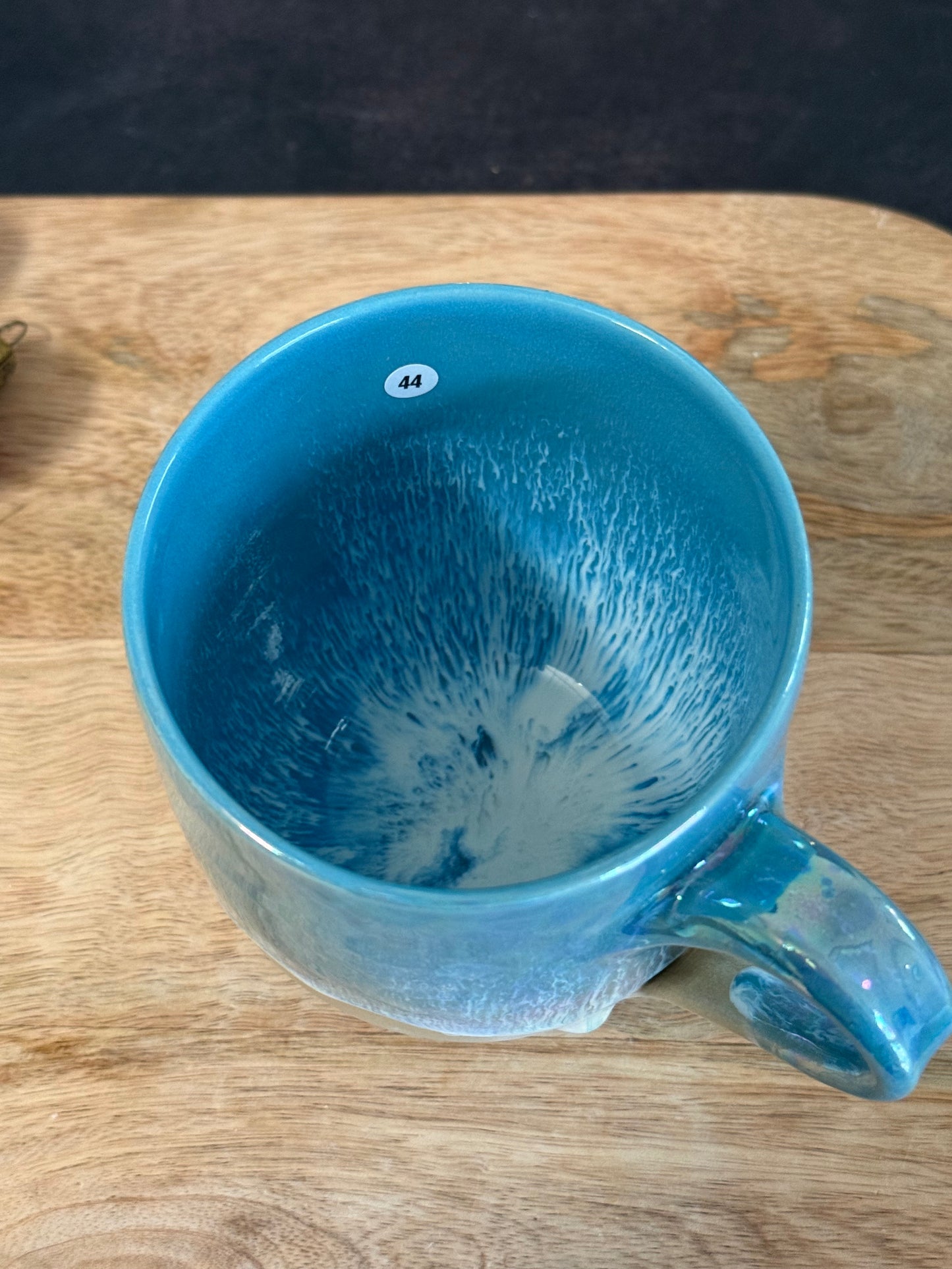 Tasse in "Rainbow Waves" mit iriserenden Effekt, #44, 380ml