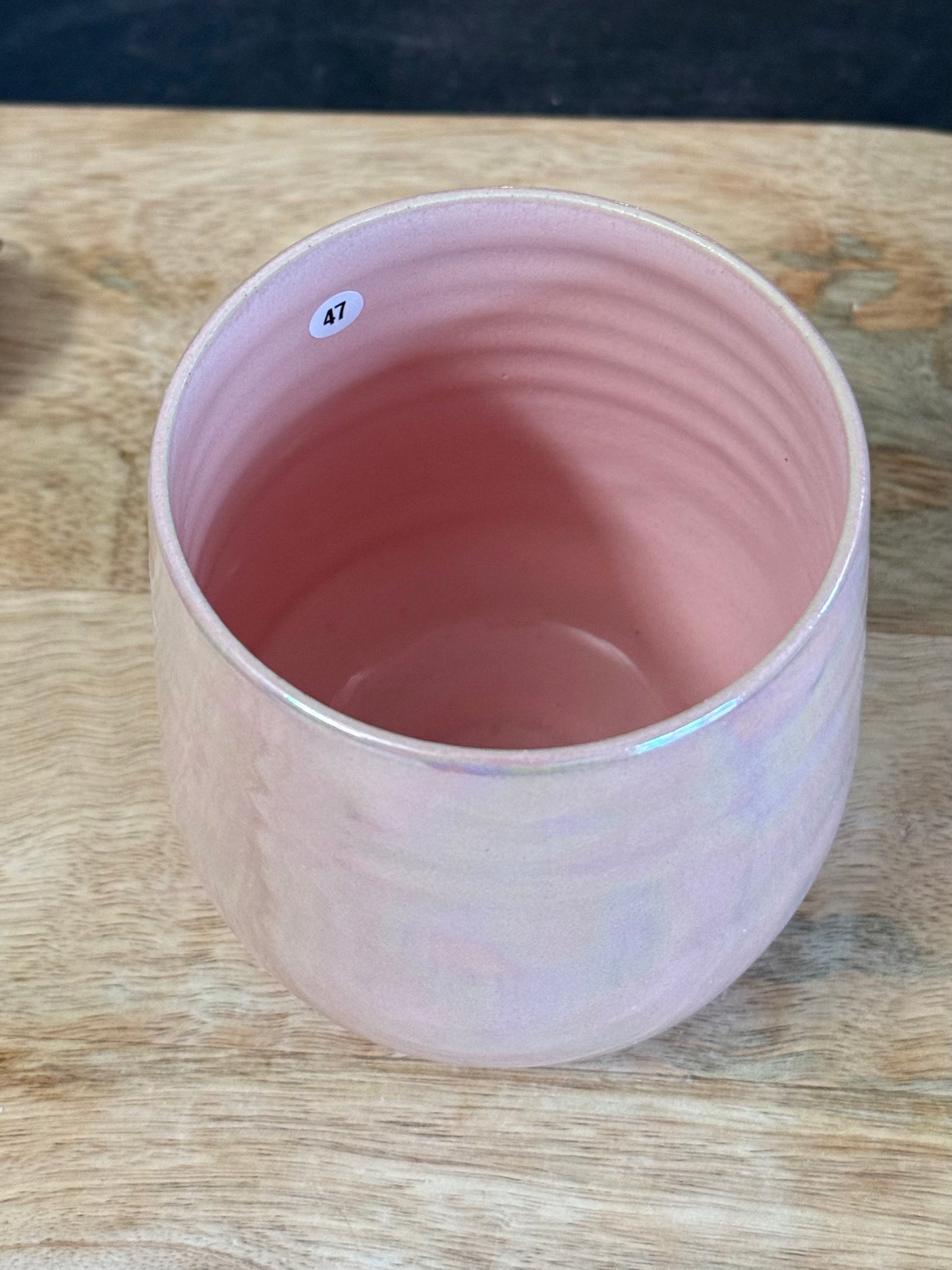 Becher in "Rosa Irisierend", #47, 300ml