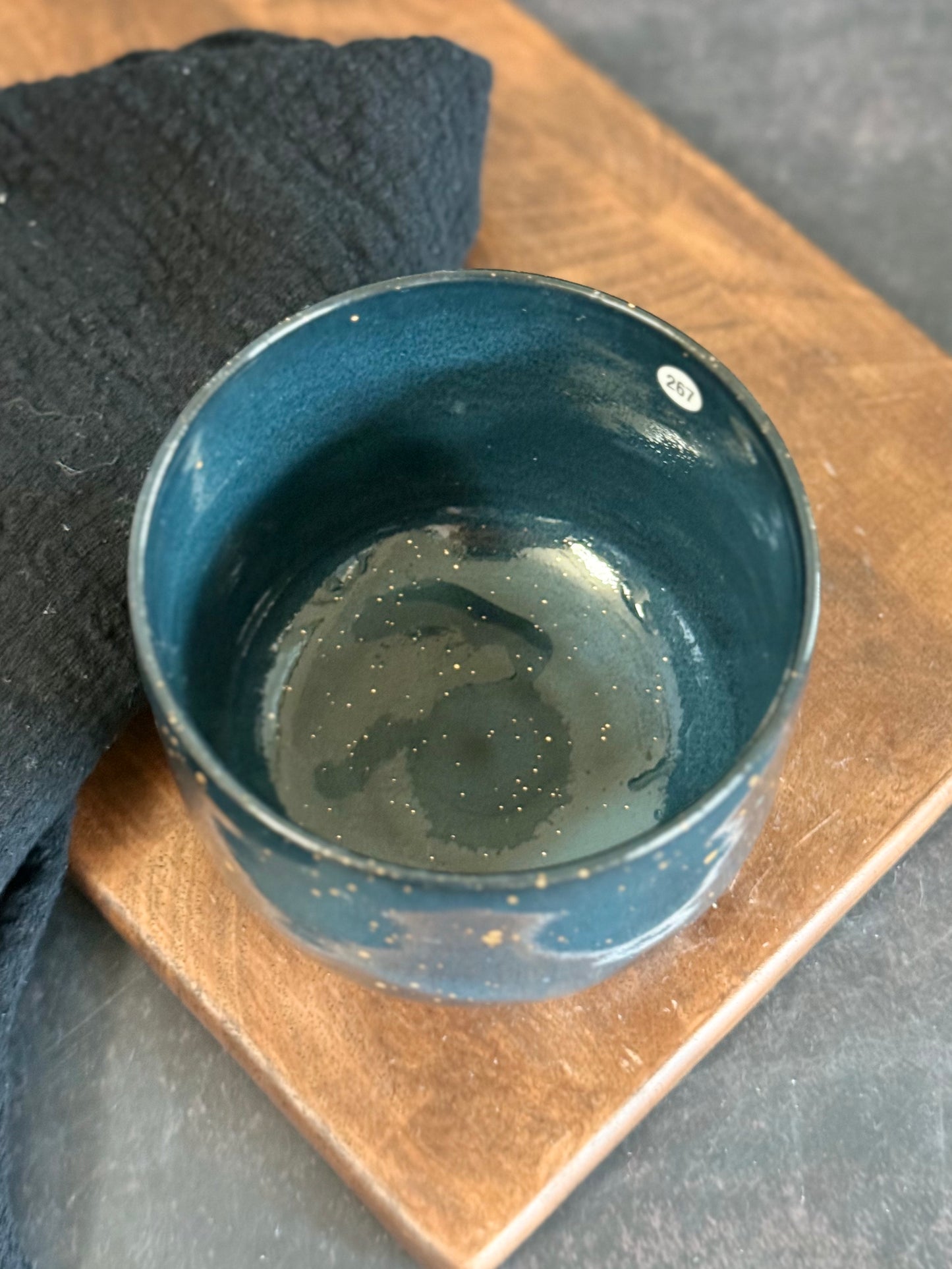 Becher in "Stardust" mit Echtgold, 340ml, #267