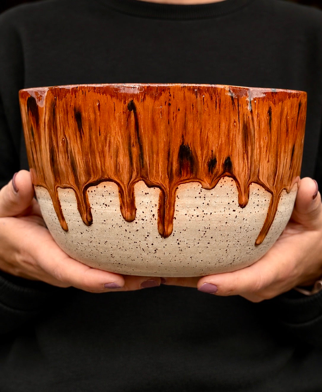 Große Schüssel in "Wild Mocha"