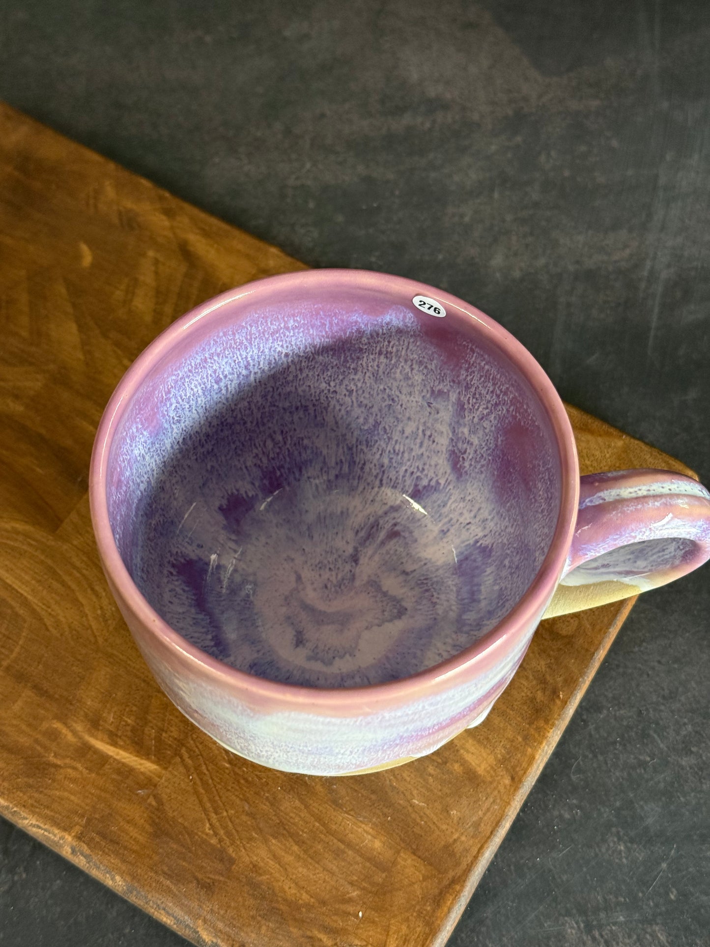 Tasse in Lila Waves, 370ml, #276