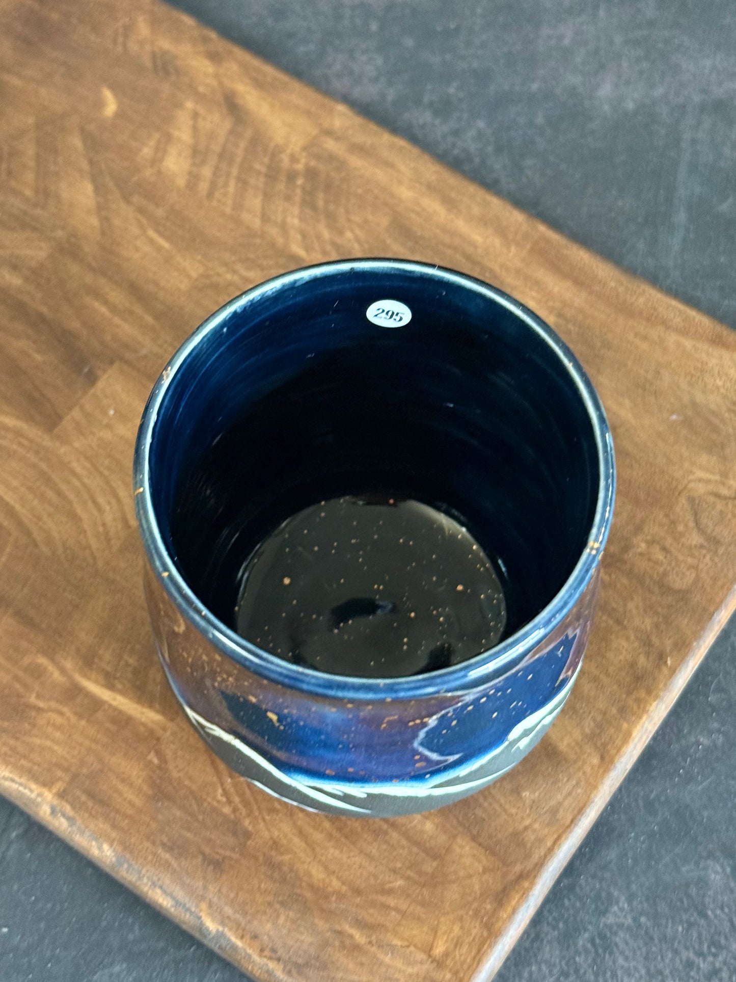 Porzellanbecher "Galaxy Mountains" mit Echtgold,270ml #295
