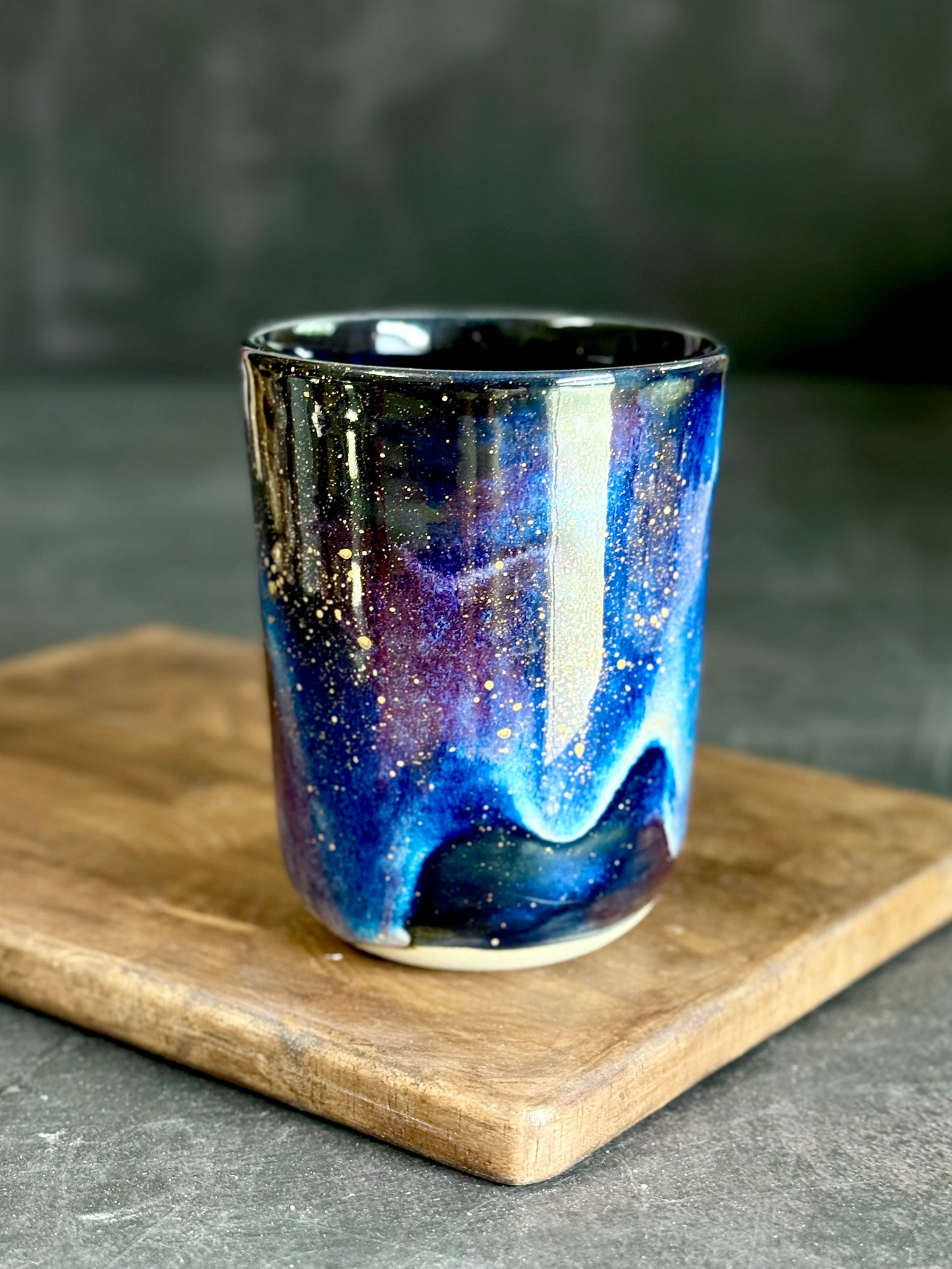 Lattebecher Galaxy mit Echtgold, 300ml, #300