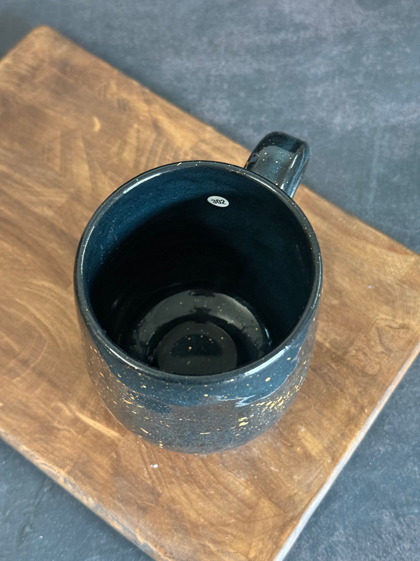 Tasse in "Stardust" mit Echtgold, 380ml #302