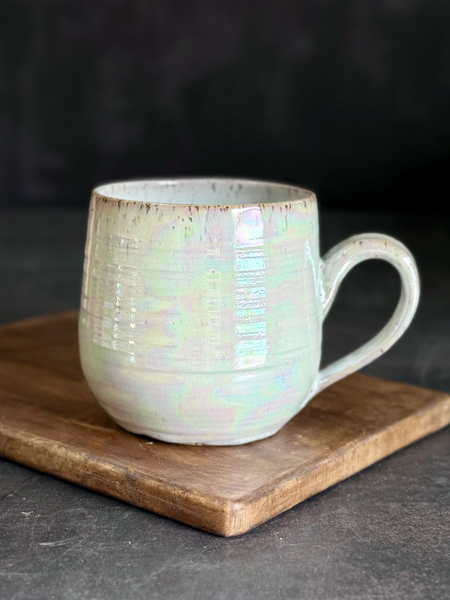 Tasse Blasslila mit iriserenden Effekt, 500ml #303