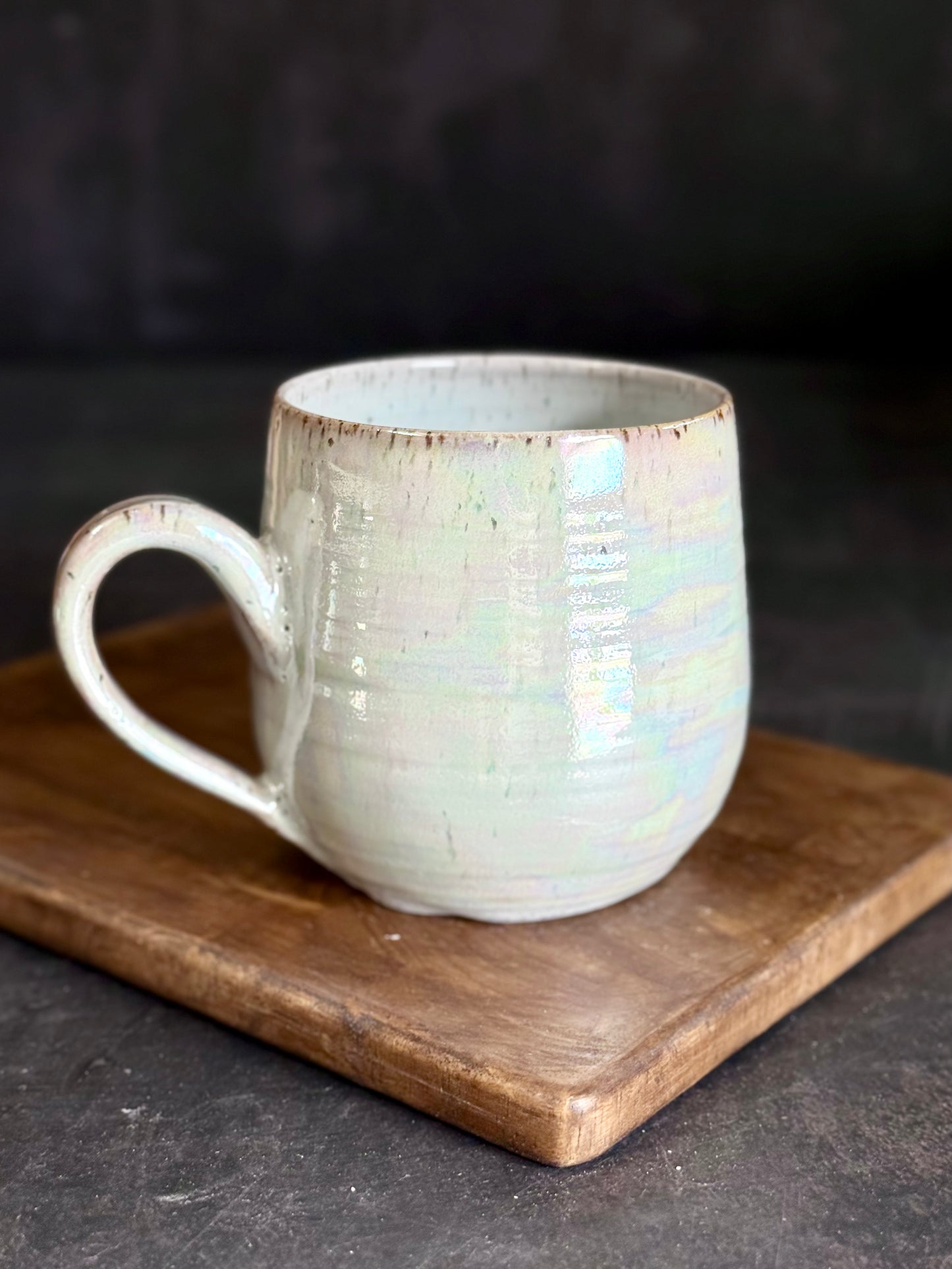 Tasse Blasslila mit iriserenden Effekt, 500ml #303