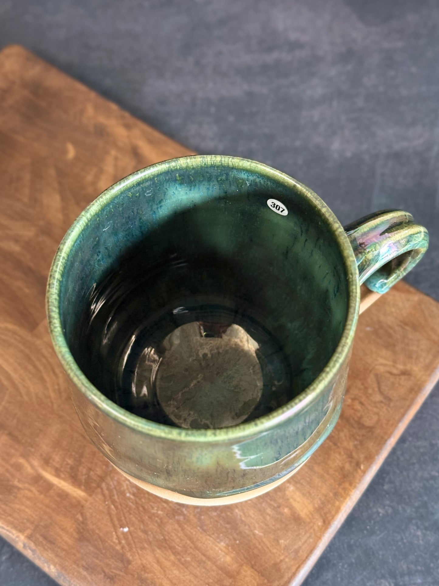 Tasse in "Green Meadows" mit iriserenden Effekt, 450ml, #307