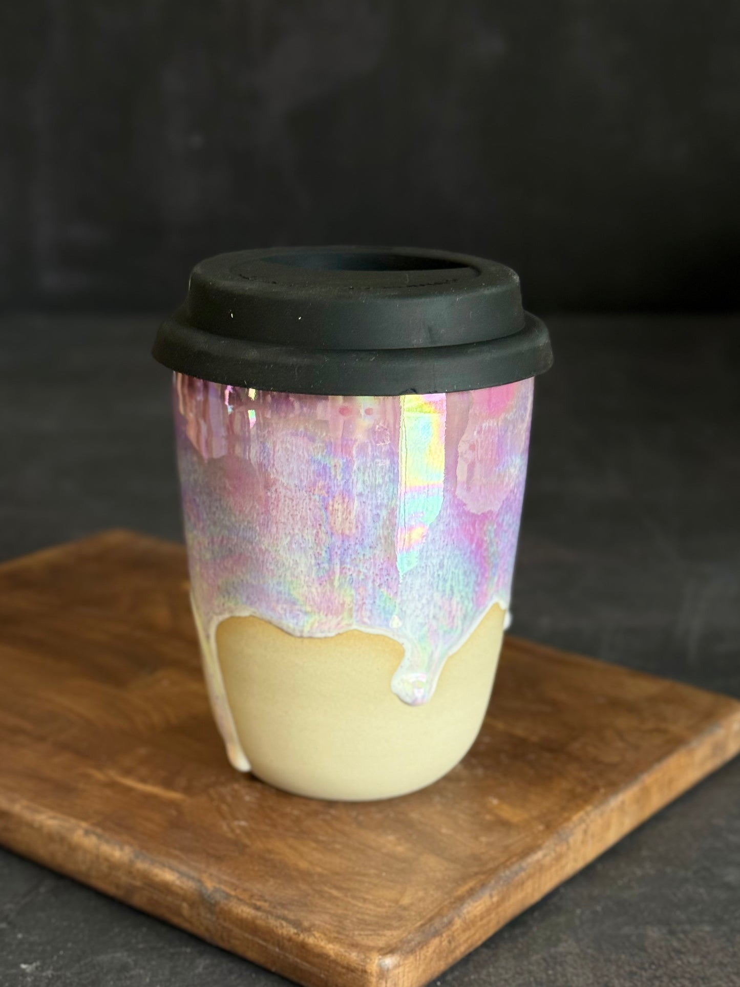 ToGo Becher in "Lila Regenbogen" All Sugar, 360ml #311