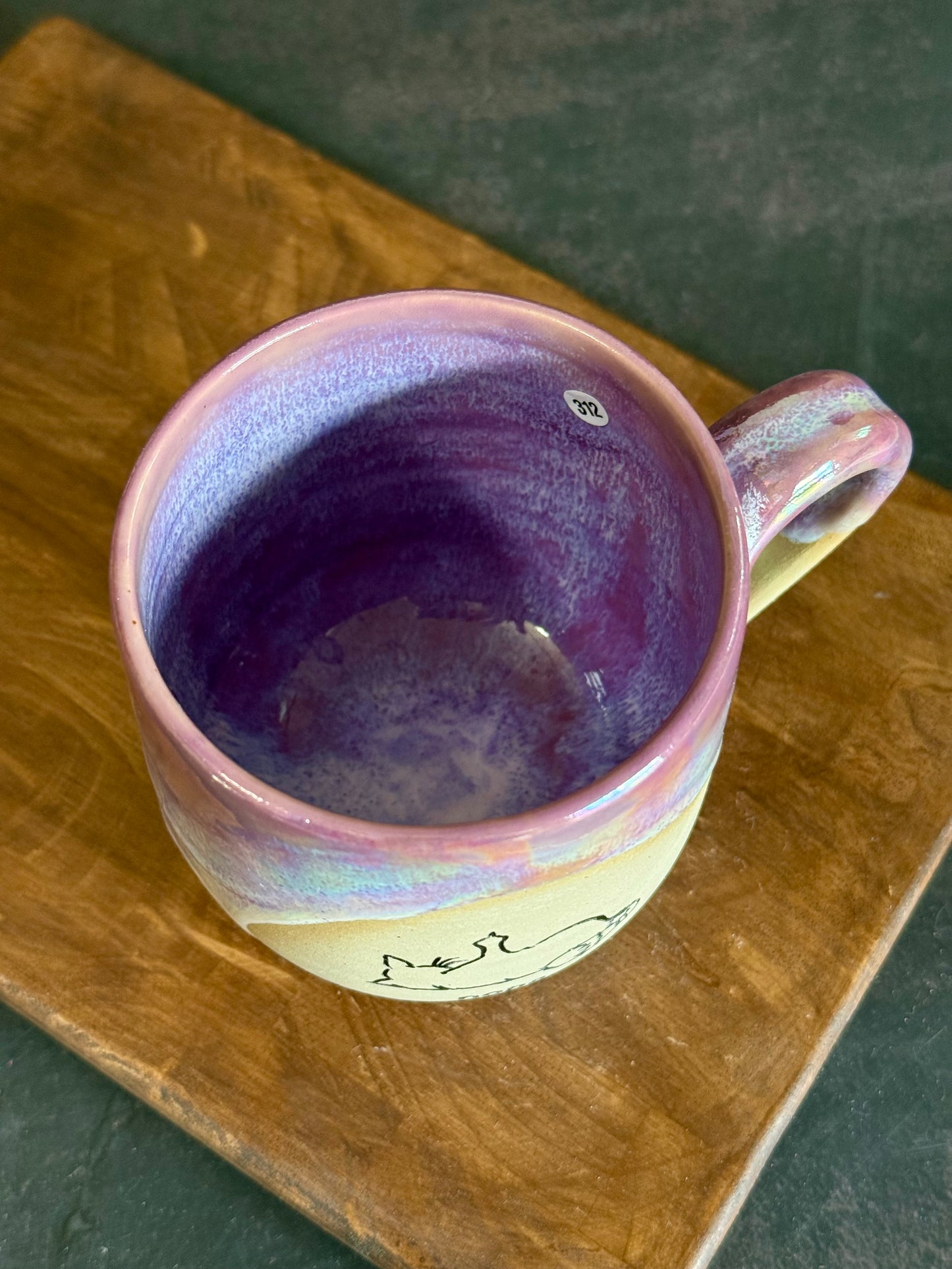 Tasse in "Lila Regenbogen" Nope, 350ml #312
