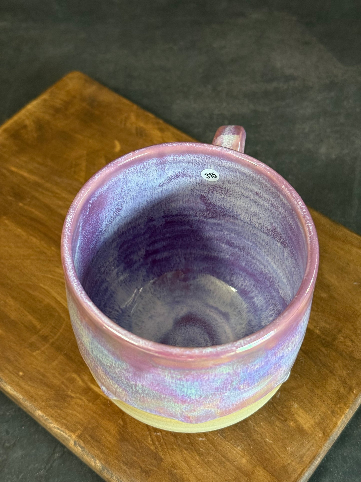 Tasse in "Lila Regenbogen" mit iriserenden Effekt,450ml, #315