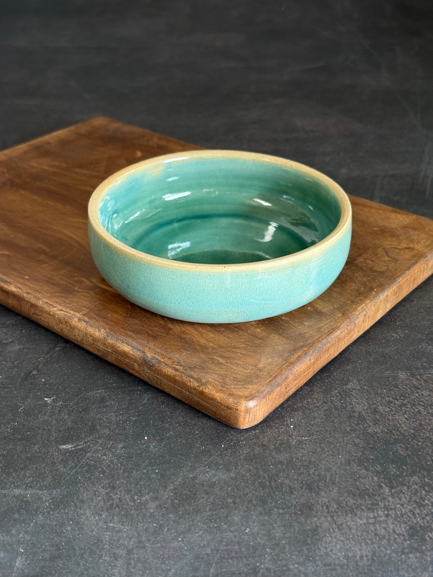Mini Teller / Schale in Grün, 11,5cm