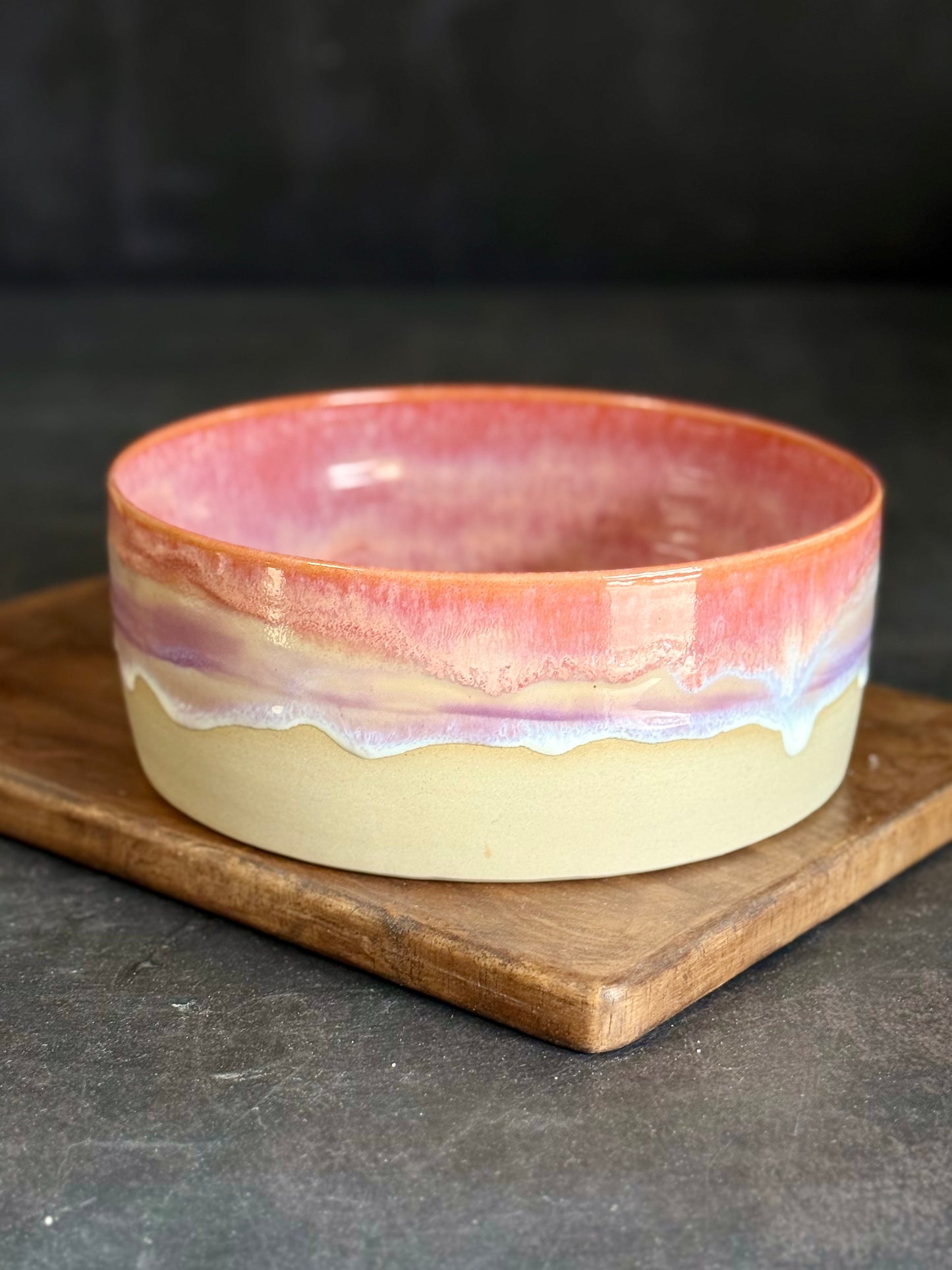 Schale / Napf in "Sunset Waves", 16,5cm