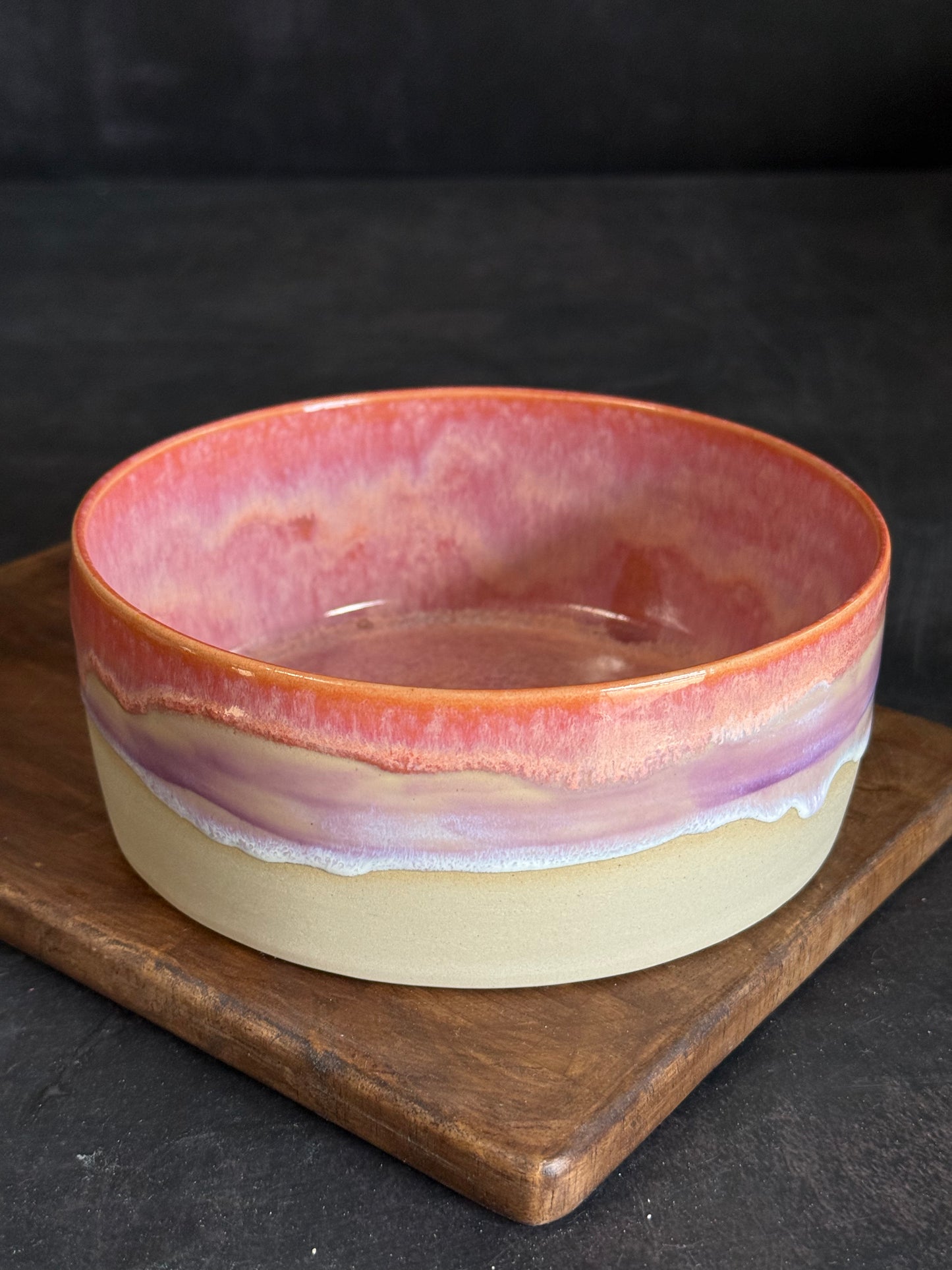 Schale / Napf in "Sunset Waves", 16,5cm