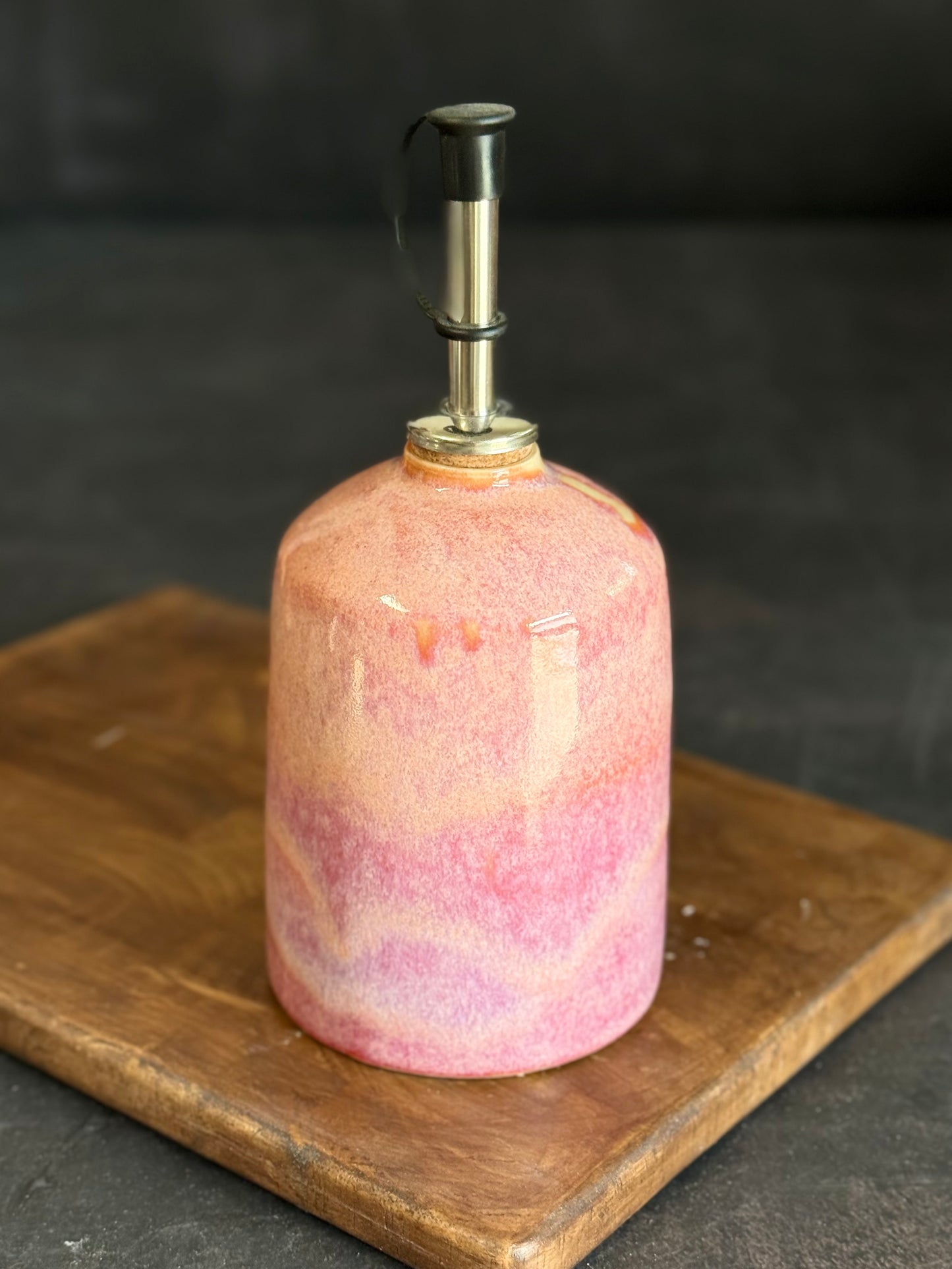 Ölflasche in "Flamingo", 300ml, *Reduziert