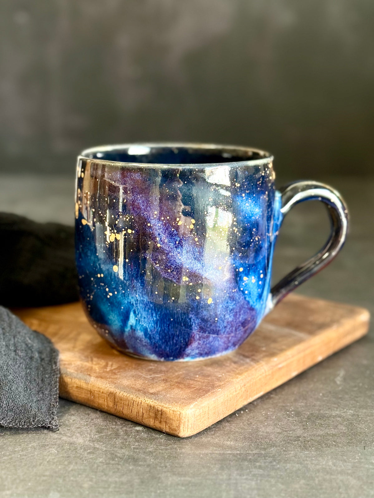 Tasse Galaxy mit Echtgold, 400ml, #377
