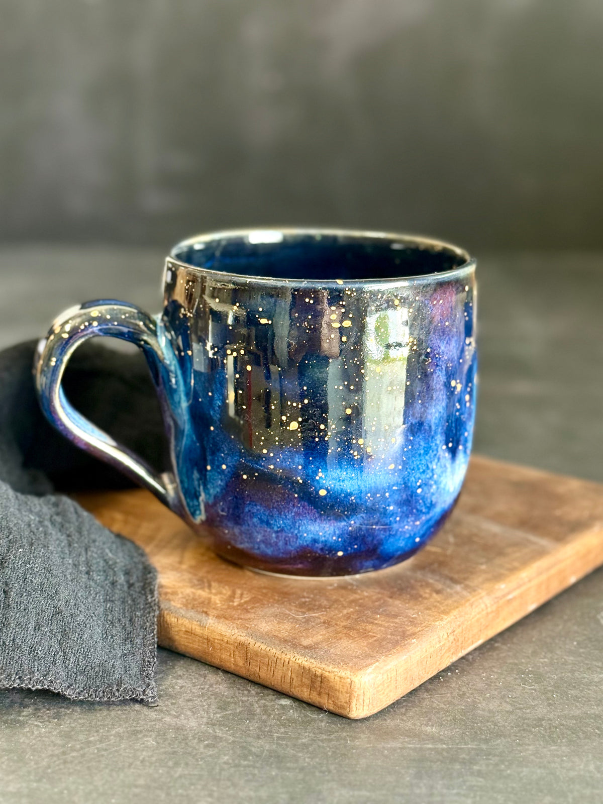 Tasse Galaxy mit Echtgold, 400ml, #377