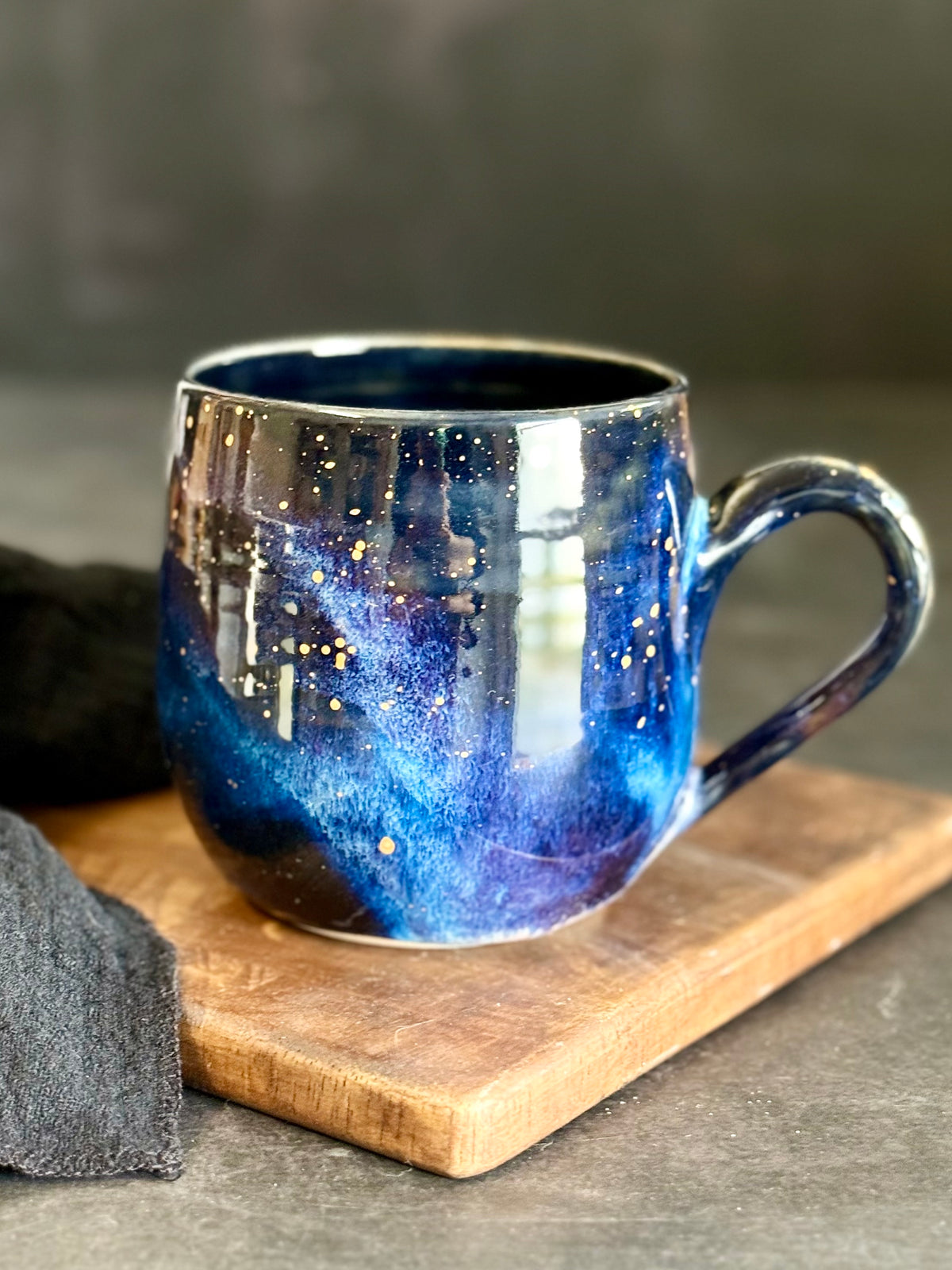 Tasse Galaxy mit Echtgold, 400ml, #379