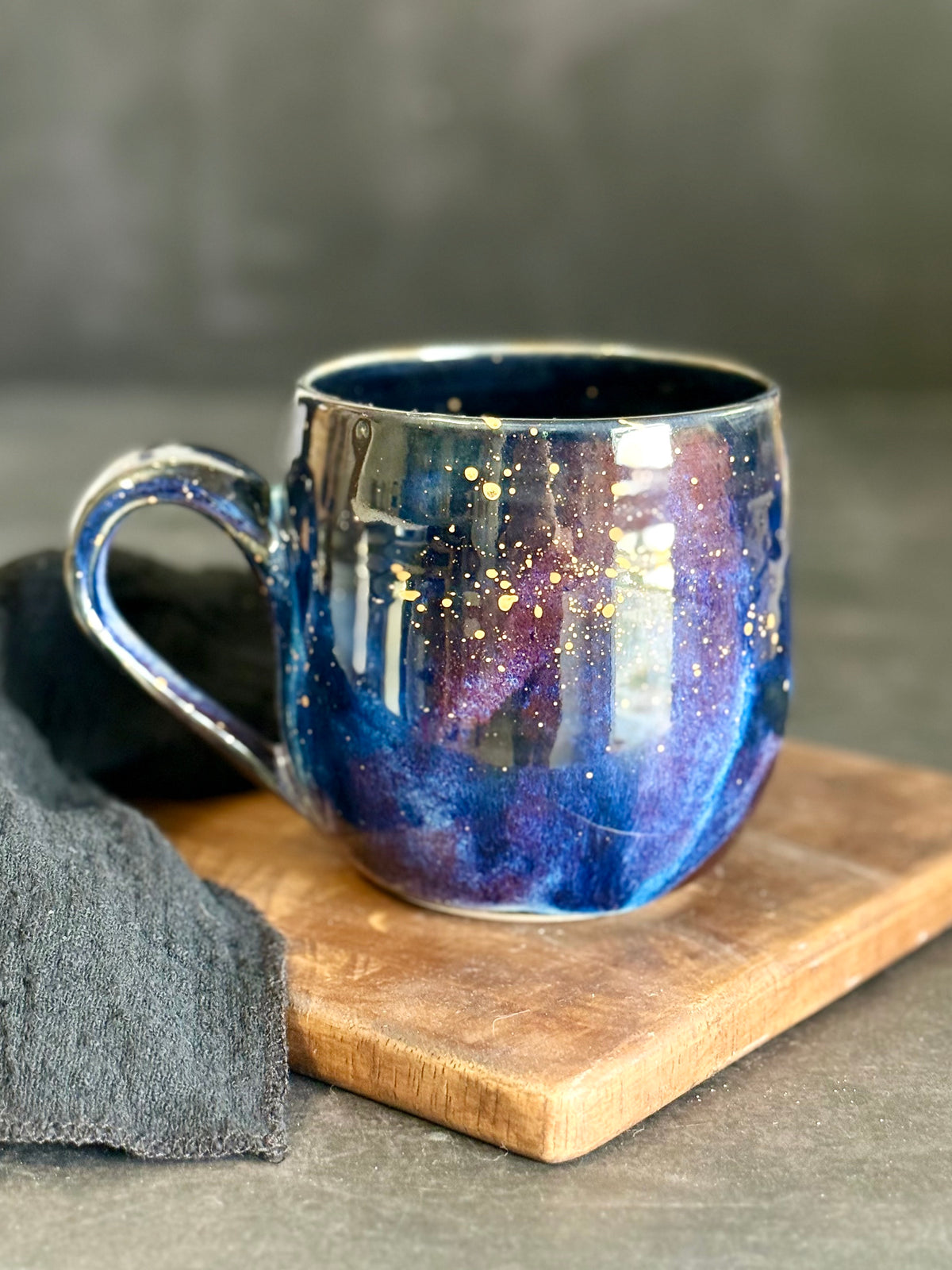Tasse Galaxy mit Echtgold, 400ml, #379