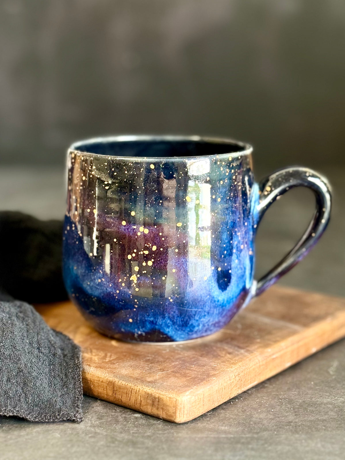 Tasse Galaxy mit Echtgold, 400ml, #380