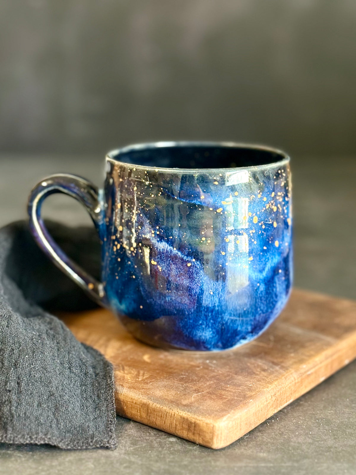Tasse Galaxy mit Echtgold, 400ml, #380