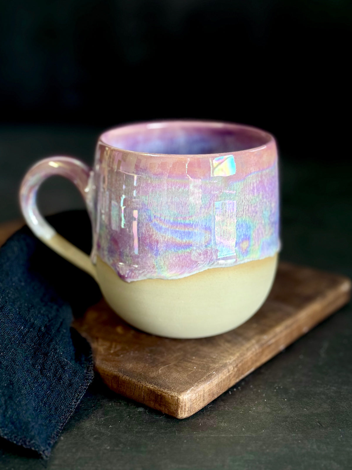 Tasse in "Lila Regenbogen" Nope, 400ml