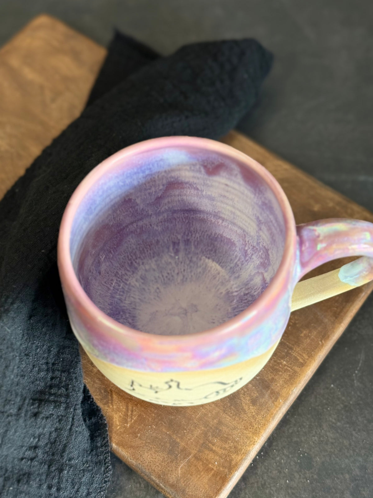 Tasse in "Lila Regenbogen" Nope, 400ml