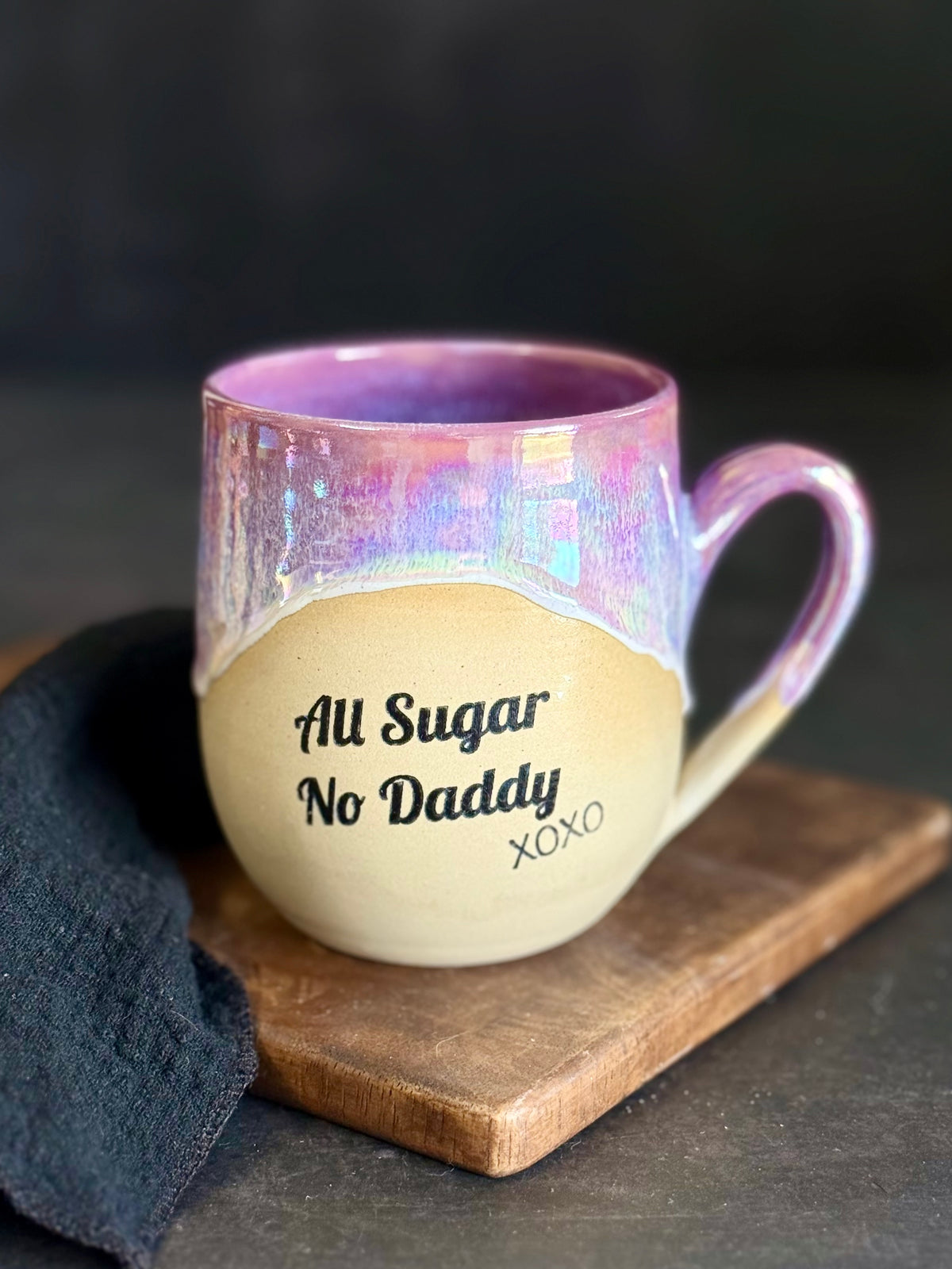 Tasse in "Lila Regenbogen" All Sugar, 400ml
