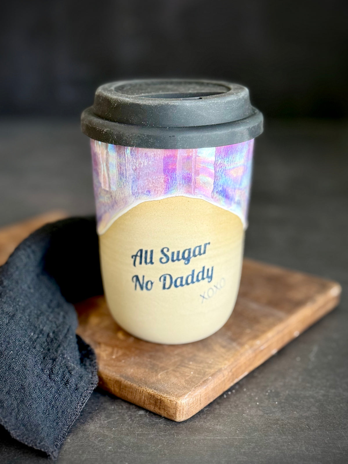 ToGo Becher in "Lila Regenbogen" All Sugar, 380ml