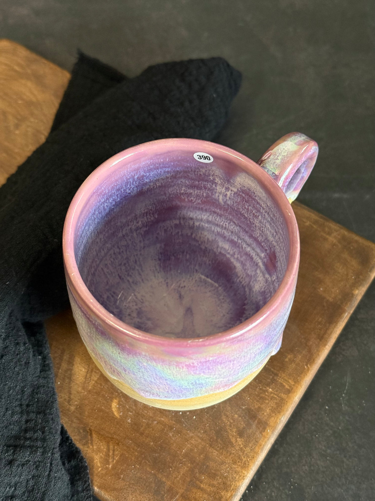 Tasse in "Lila Regenbogen" mit iriserenden Effekt,380ml, #390