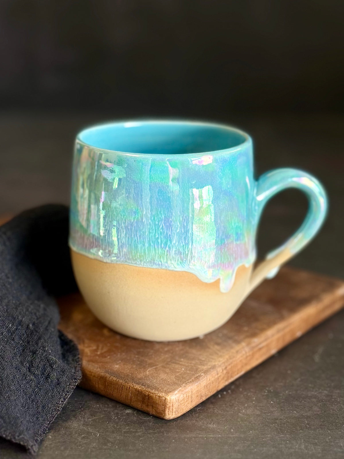 Tasse in "Rainbow Waves", 400ml, #393