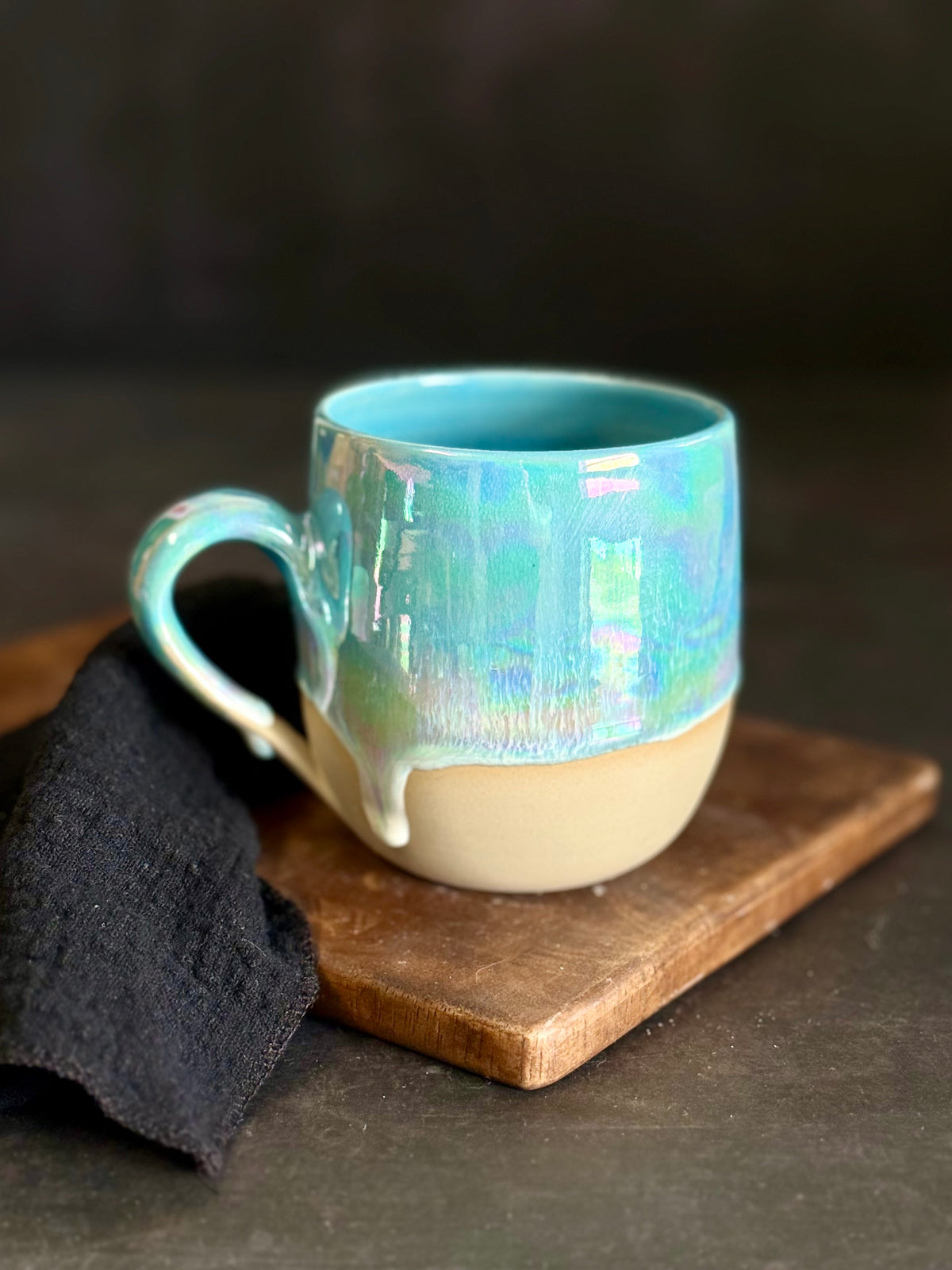 Tasse in "Rainbow Waves", 400ml, #393
