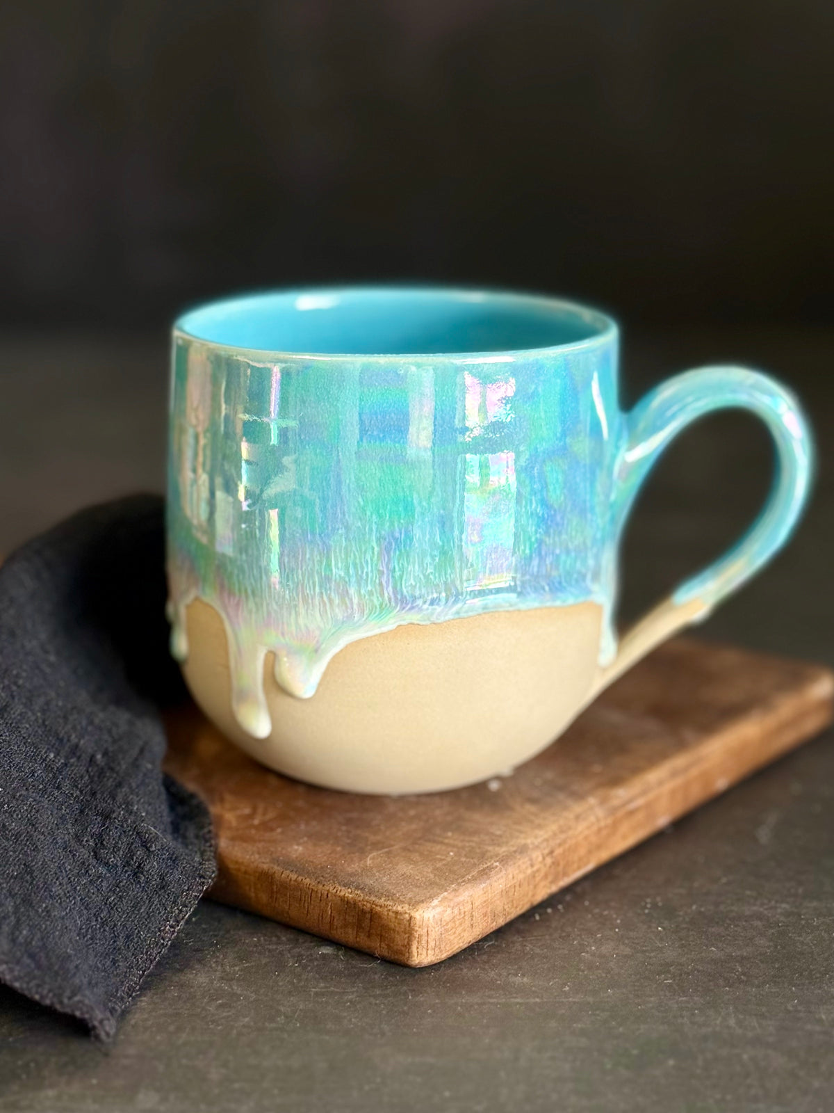 Tasse in "Rainbow Waves", 420ml, #394