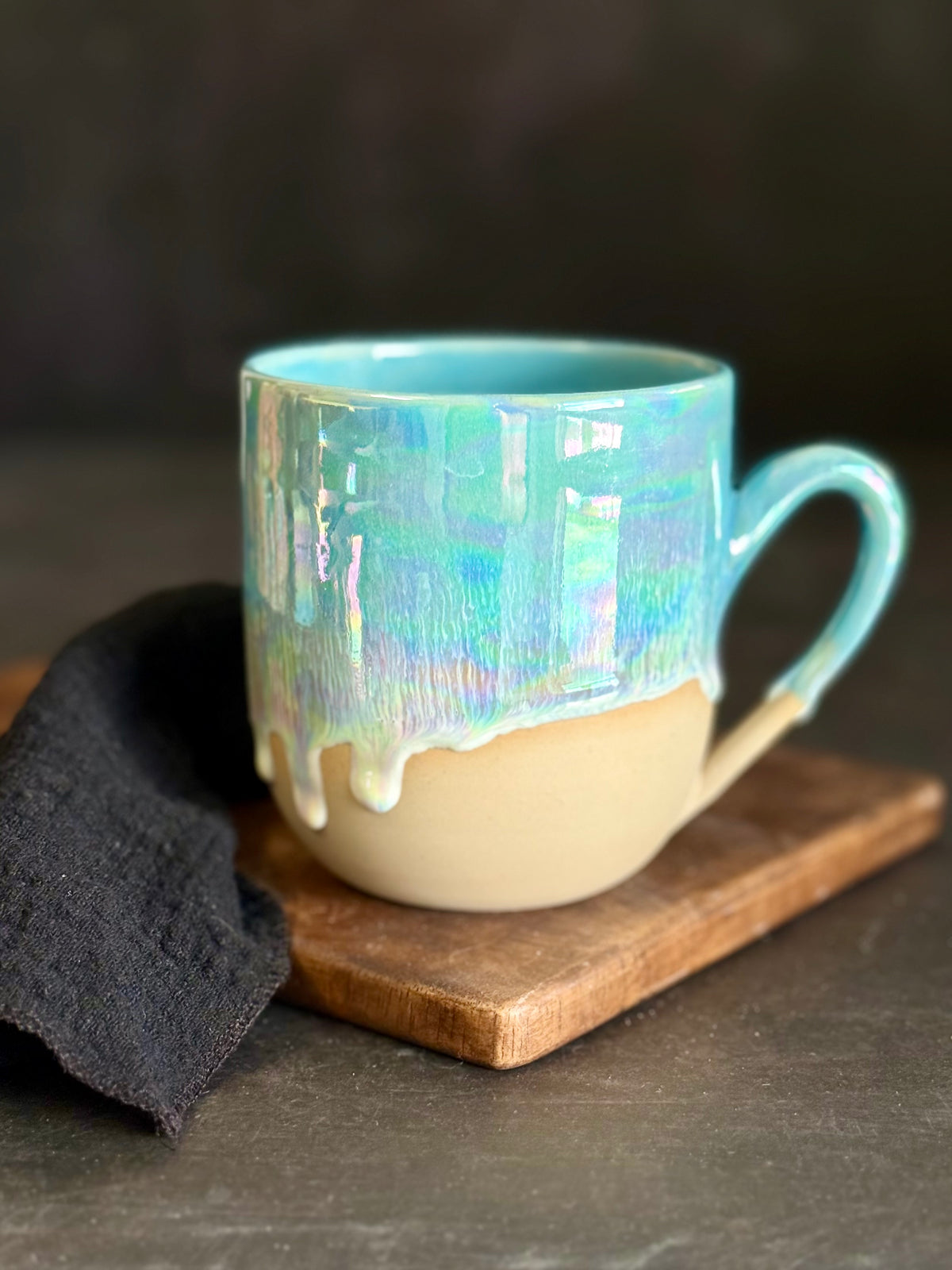Tasse in "Rainbow Waves", 460ml, #395