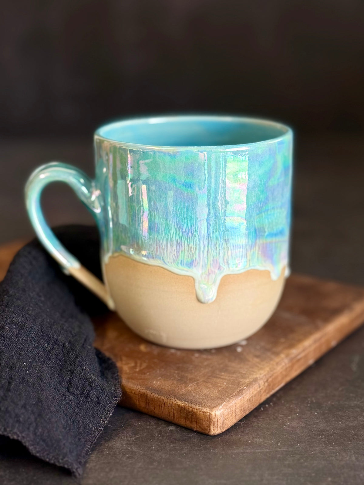 Tasse in "Rainbow Waves", 460ml, #395