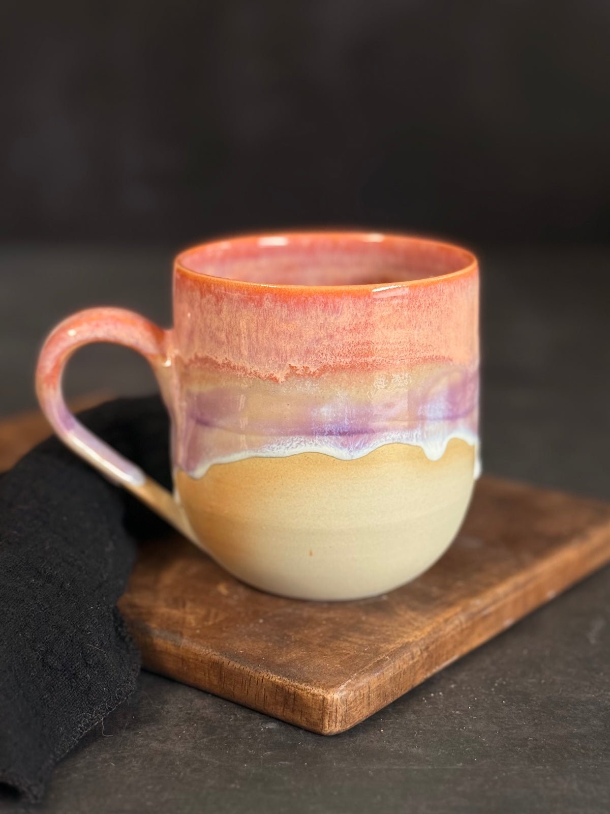 Tasse in " Sunset Waves", 400ml