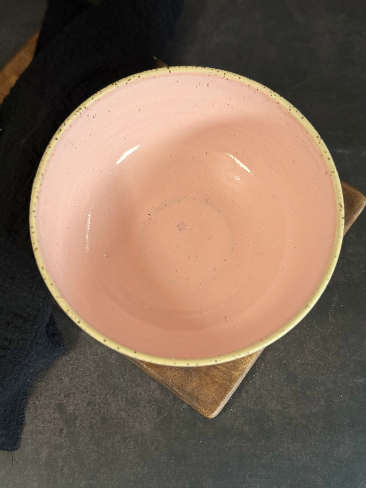 Pastabowl in Rosa, 17,5