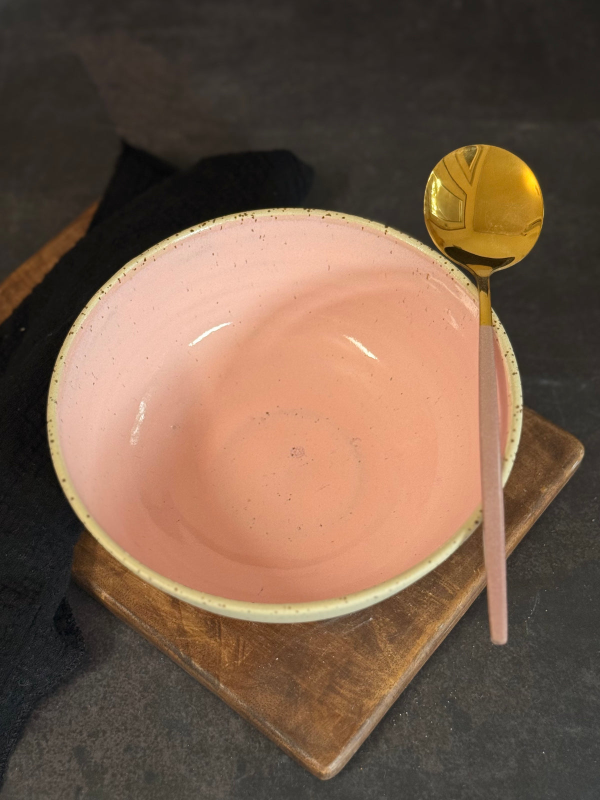 Pastabowl in Rosa, 17,5