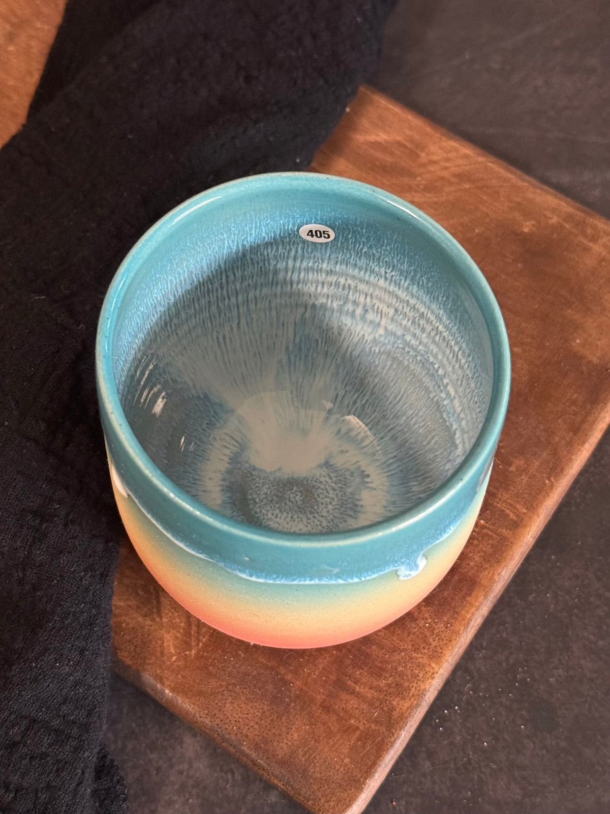 Becher in "Sunset" türkise Variante, 300ml, #405