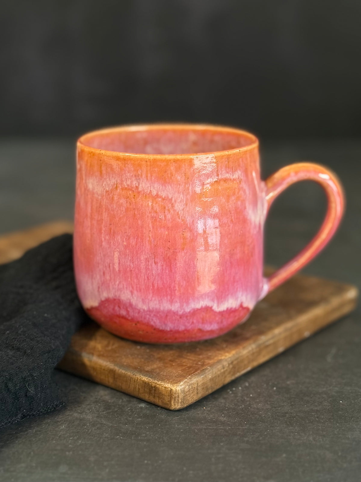 Große Tasse in "Flamingo",450ml, #409