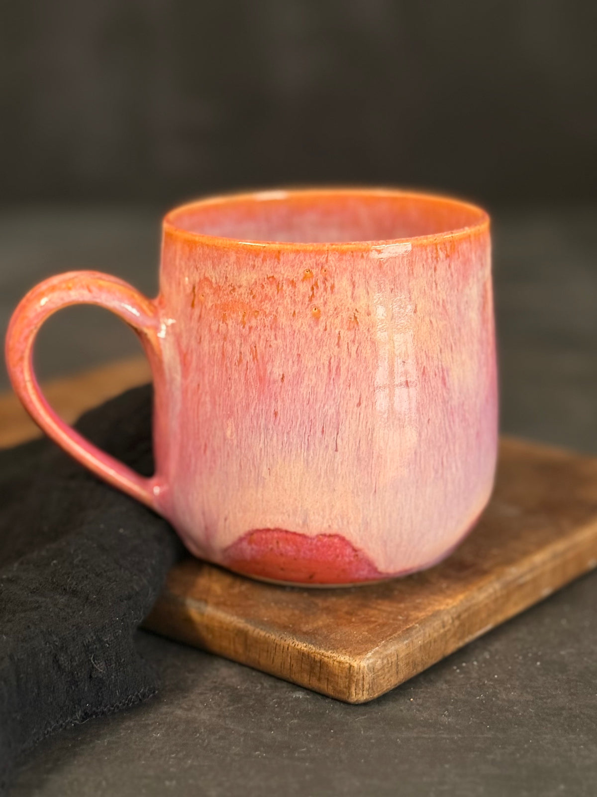 Große Tasse in "Flamingo",450ml, #409