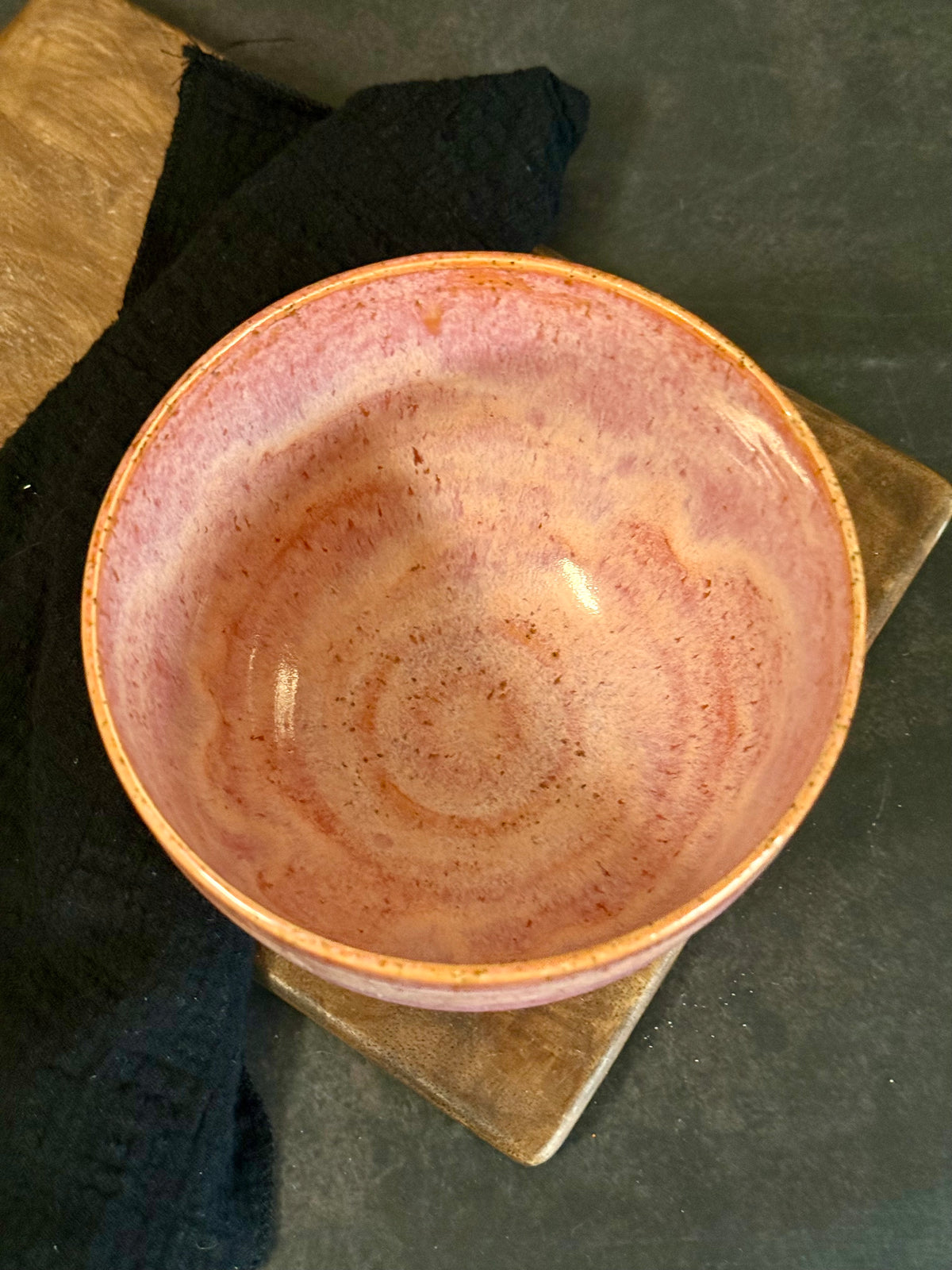 Riffelbowl in "Flamingo", 650ml