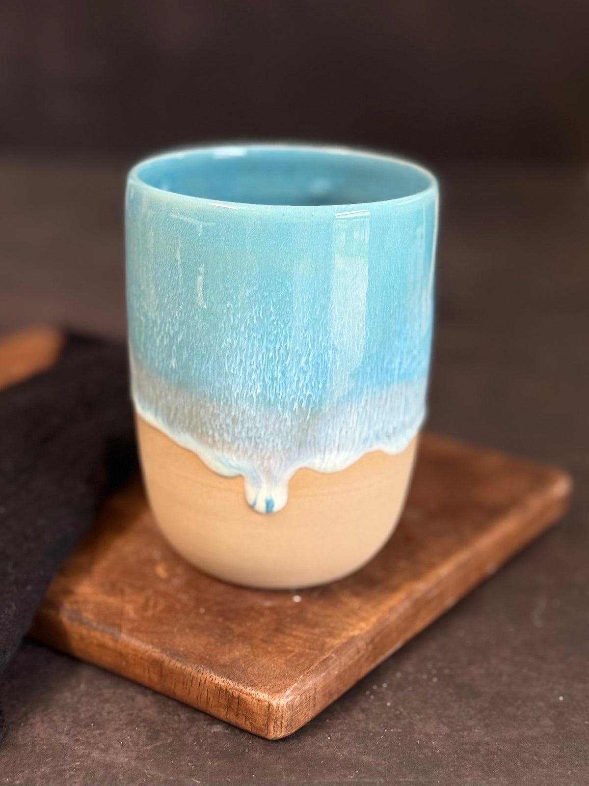 Lattebecher in "Waves", 400ml, *Reduziert