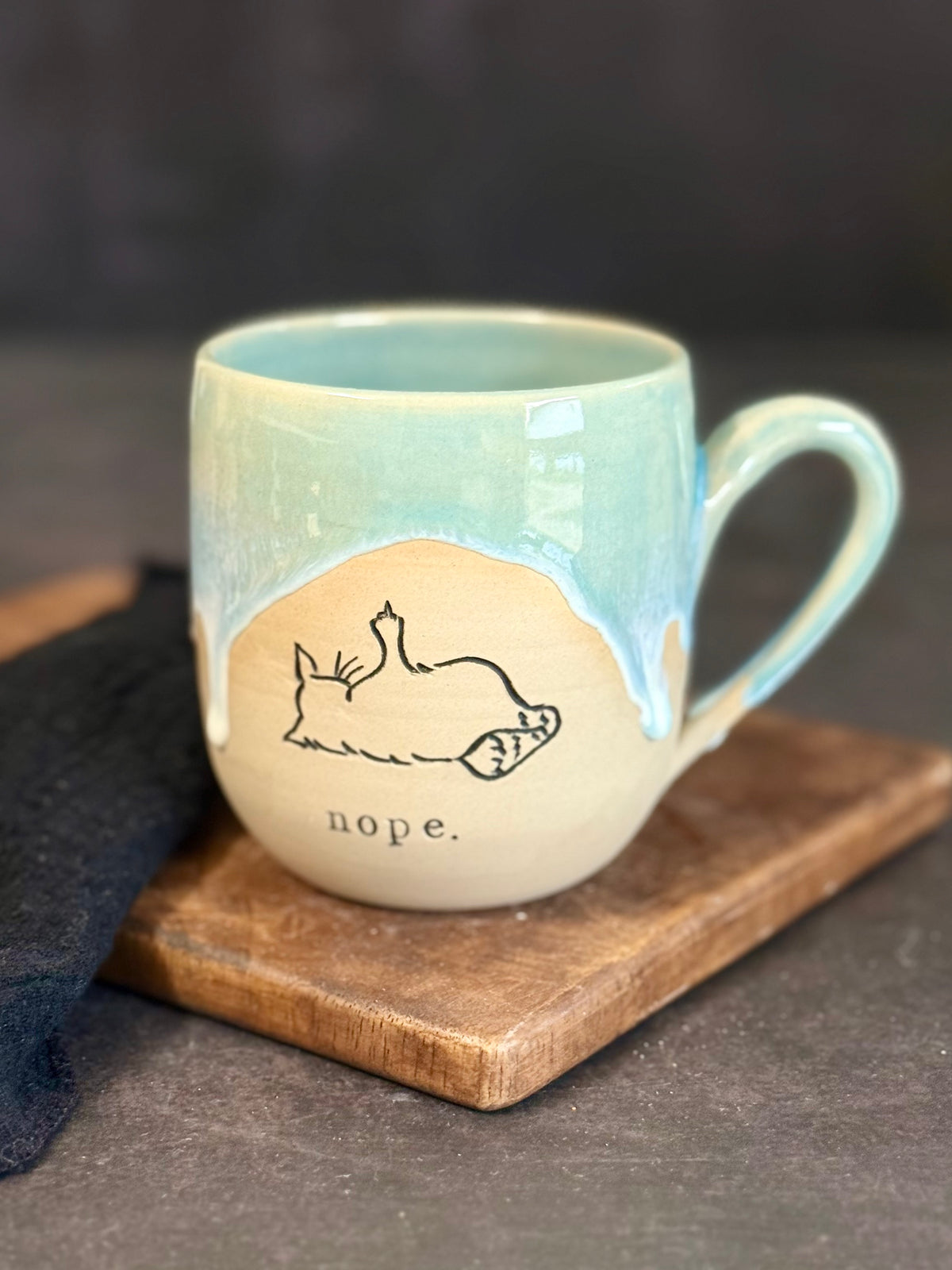 Nope Tasse in "Waves",400ml