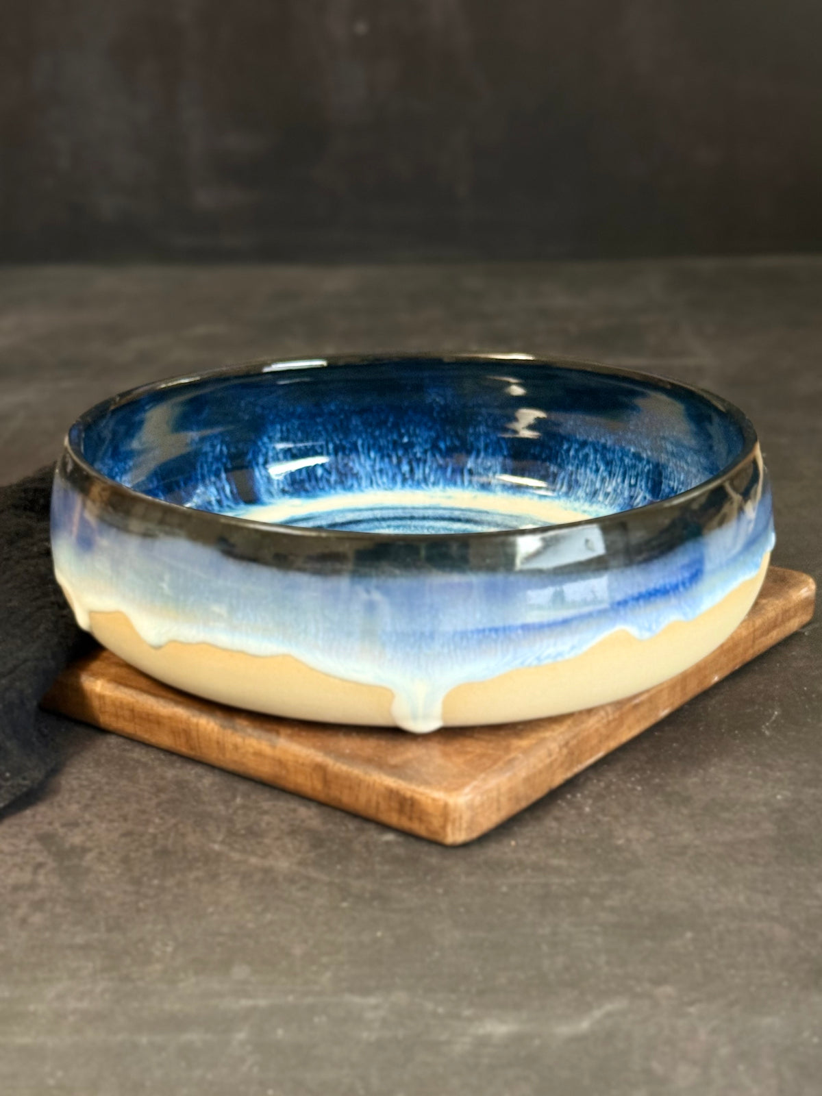 Große Pastabowl in "Shades of Waves", 18,5cm