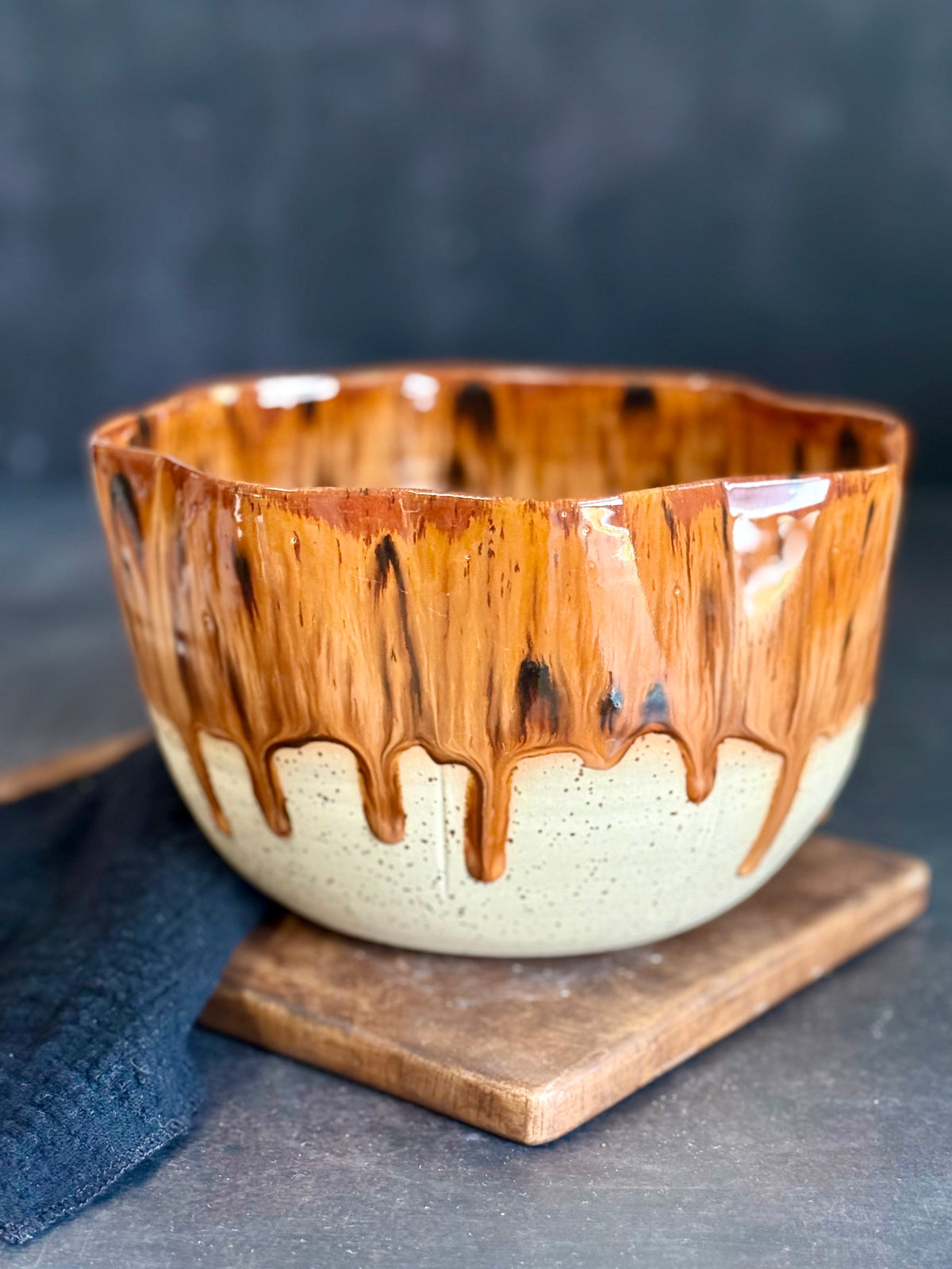 Große Schüssel in "Wild Mocha"