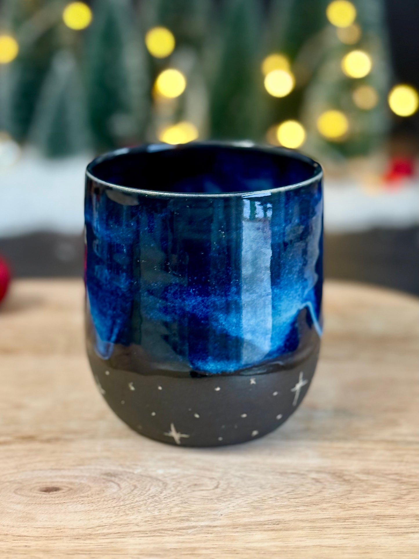 Becher in "Galaxy" mit Rochen #3,380ml