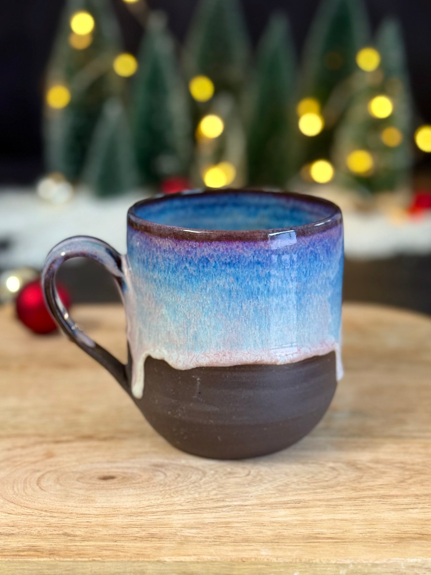 Tasse in "Lilac Lovers" auf schwarz #6, 400ml