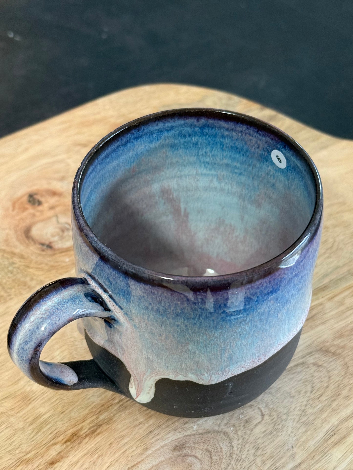 Tasse in "Lilac Lovers" auf schwarz #6, 400ml